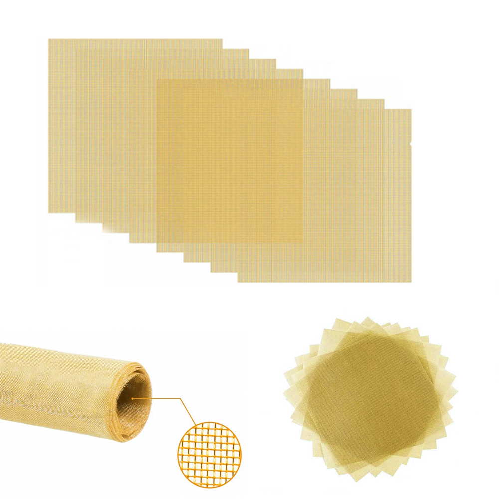 真鍮製のワイヤーメッシュ1枚。サイズは15x15cm、30x - Copper Wire Roll のレビューと価格